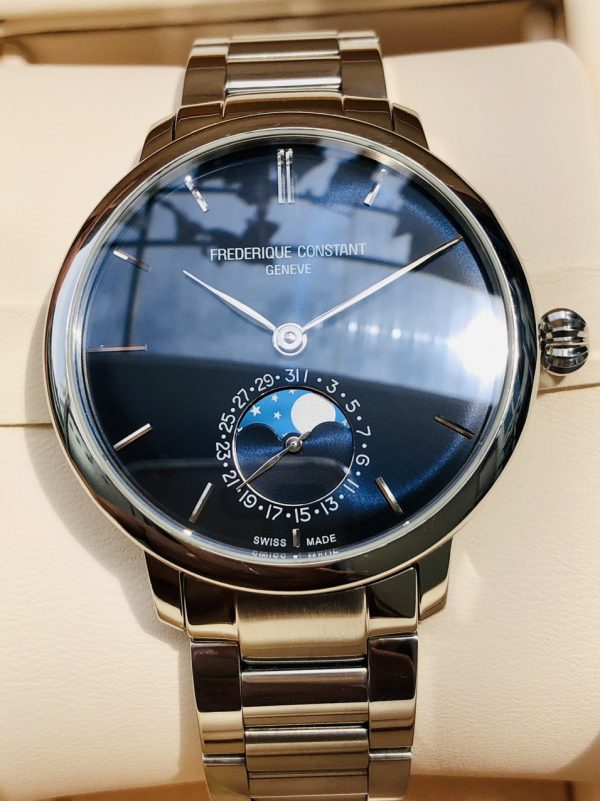 Đồng Hồ Frederique Constant FC-703N3S6B Mặt Xanh Navy Like New 99% 38mm (1)
