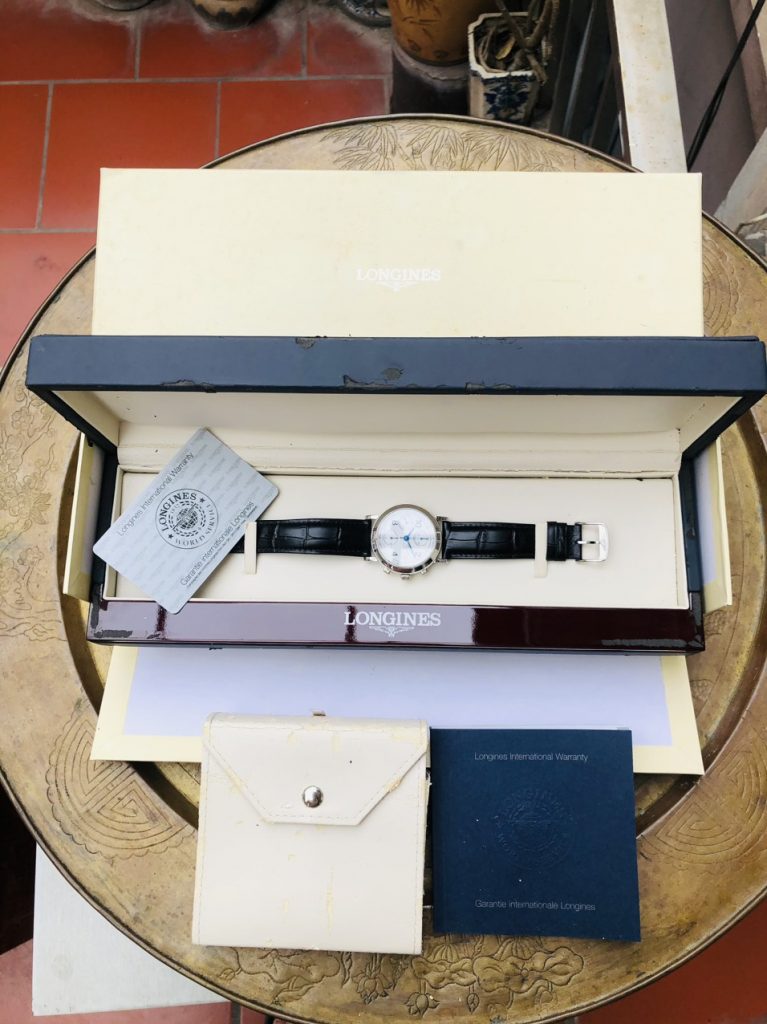 Đồng Hồ Longines Cũ Ernest Francillon L4.652.4 Chronograph 98% 38mm (3)