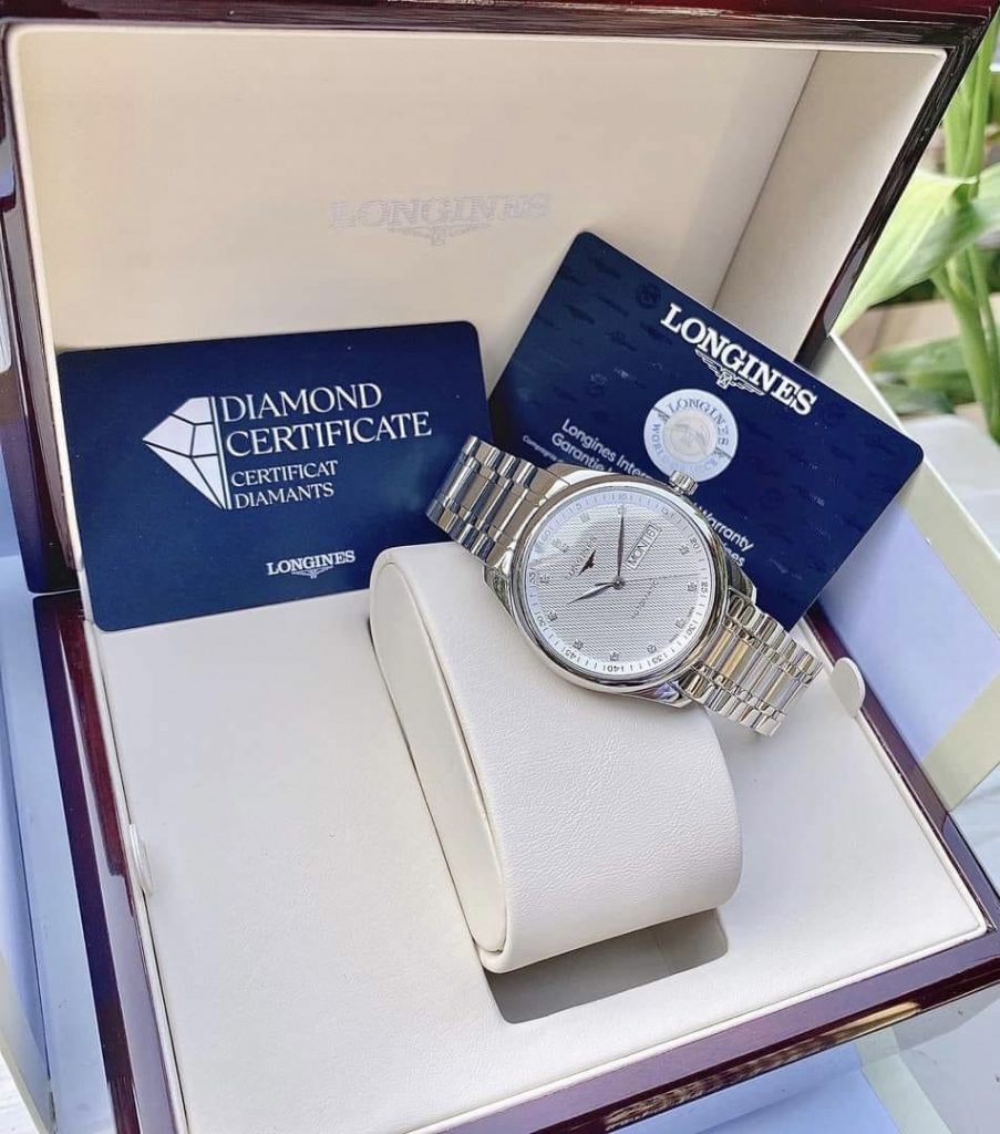 Đồng Hồ Longines Master Collection L2.755.4.77.6 Diamond White Dial 38 (2)