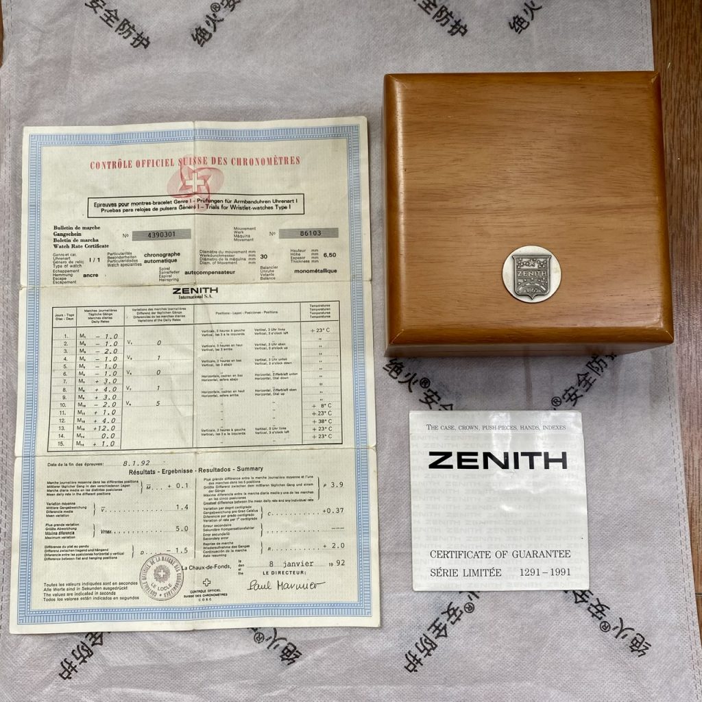 Đồng Hồ Zenith El Primero 700th Anniversary Limited 900ps 18K Lướt 99.99% 39mm (1)