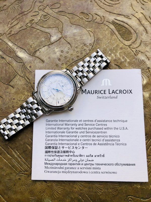 Đồng Hồ Cũ Maurice Lacroix Masterpiece Day-Date 5 Hands 27857 Lướt 98% 40mm (7)