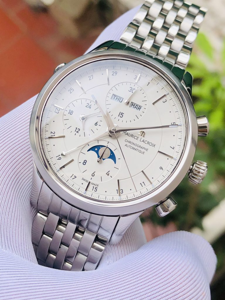 Đồng Hồ Nam Maurice Lacroix Les Moon Phase LC6078-SS002-13E 41mm (1)