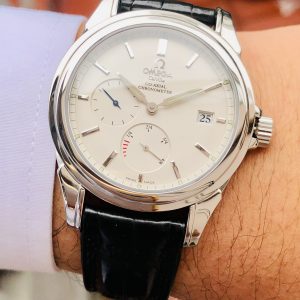 Đồng Hồ Omega Deville Co-Axial Power Reserve 48323132 Dây Da 39mm (1)